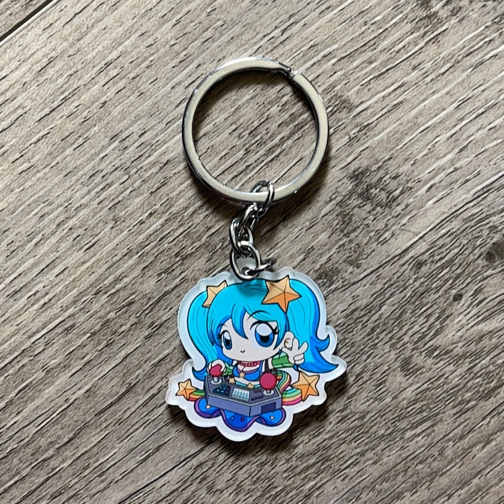 Chibi Arcade Sona - League of Legends Keychain